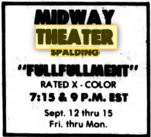 Midway Theatre - Porn In Sept 1975